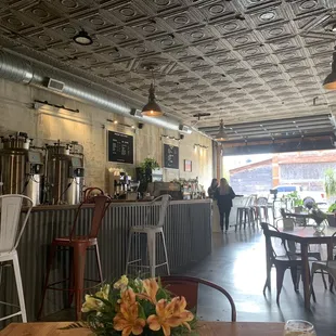 Wow. Extra cool place to sit and enjoy coffee / beer!