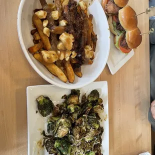 Brussels, Poutine, and Chicken Sliders