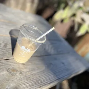 Amaretto iced lattee