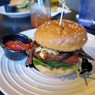 Blue Jay Blue Cheeseburger