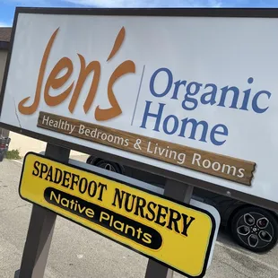 The space is along the side and behind Jen's