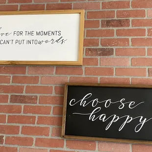 Nice thoughts on one wall