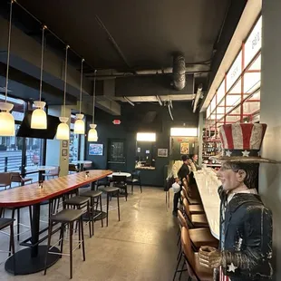 Entrance bar area