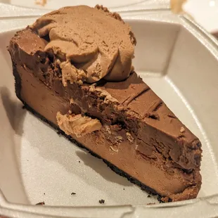 Godiva Chocolate Cheesecake.
