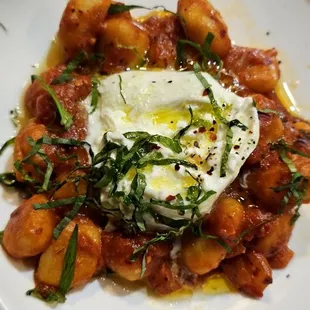 Gnocchi and Burrata- Appetizer was so good, and it had a zesty zing!