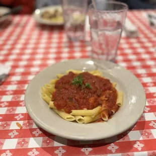 Pasta with Spicy Marinara Sauce