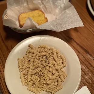 Whole wheat pasta with Pasta with Hot Naked Sauce