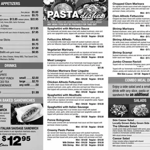 Menu (2 of 2) as of 11/24/2024