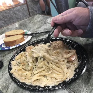 Shrimp Fettuccine Pasta