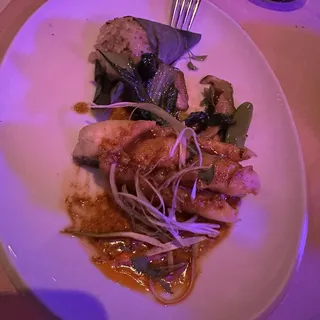 Singaporean Style Black Pepper Branzino