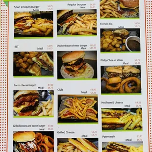 Sandwiches and Burgers