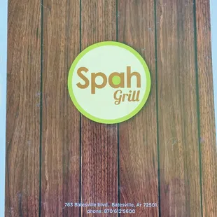 Our menu