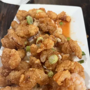Sriracha shrimp...very tasty and delicious!