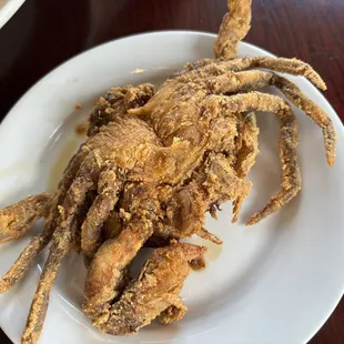 Fried soft shell crab