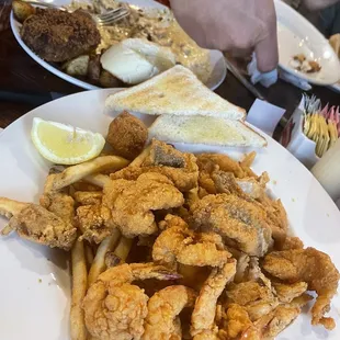Seafood platter