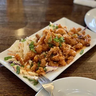 Honey Sriracha Fried Crawfish  GREAT!!