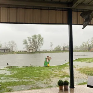 Outdoors even while raining... this place is amazing!