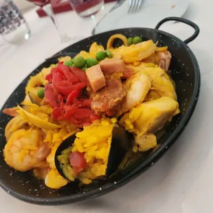 paella, food