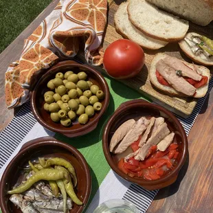 Tapas spread