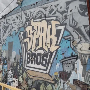 Outside of the restaurant