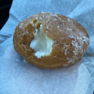 Vanilla Cream Filled Donut