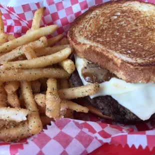1/3lb sourdough mushroom swiss steakburger