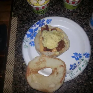 This is their idea of enough eggs on my breakfast sandwhich