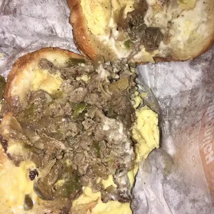 Sourdough Steak &amp; Egg sandwich