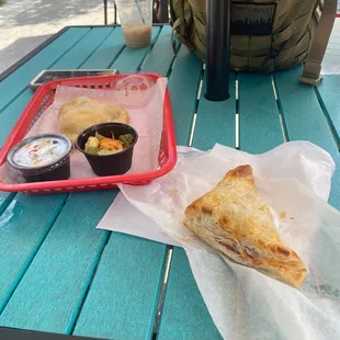 Guava and Cream Cheese Turnover Chicken Empanada