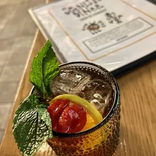 Sangría rosada. Yum!!