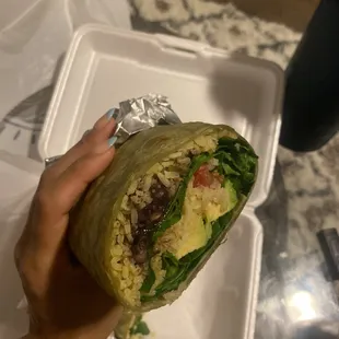 Vegan burrito