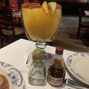 Grand Gold Margarita rocks with Patron and Grand Marnier