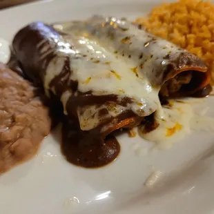 Chicken Mole Enchiladas