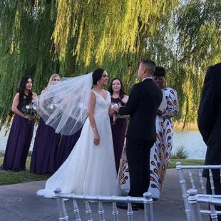 outdoor wedding ceremony