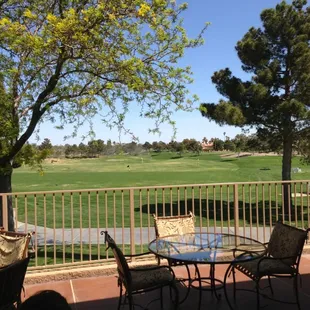 View from the patio. Very pretty.