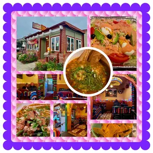 Montage of images from Spanishtown Mexican Restaurant and Market