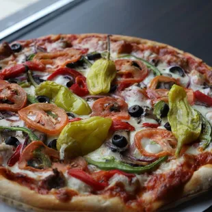 Spankey's Supreme our most popular pizza.