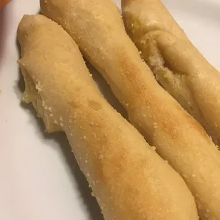 Hand rolled breadsticks