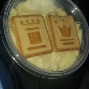 Banana pudding with chess cookies. Delish. Creamy 'n rich.