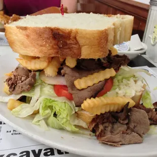 The Roast Beef Pittsburgh Slammer (my personal favorite).