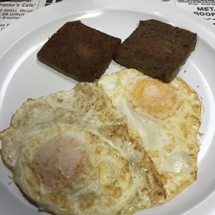 Scrapple and dippy eggs...  Yes please!