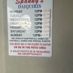 a sign on a wall