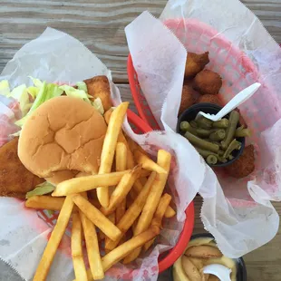 Fried Flounder Sandwich
