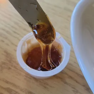 Syrup so thick it had to be spread with a knife