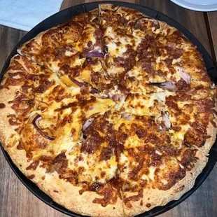 Bbq chicken pizza