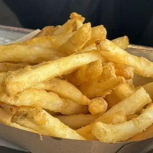 a basket of french fries