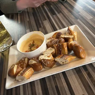 Pretzel Bites and Queso