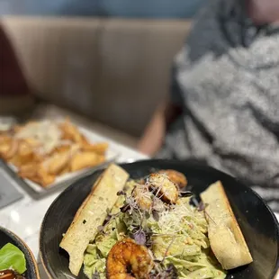 Blackened shrimp fettuccine