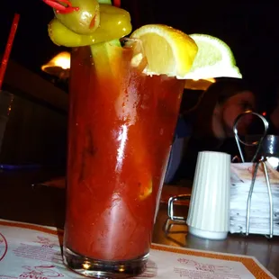 Nothing fancy, just a tasty Bloody Mary