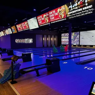 Bowling lanes
